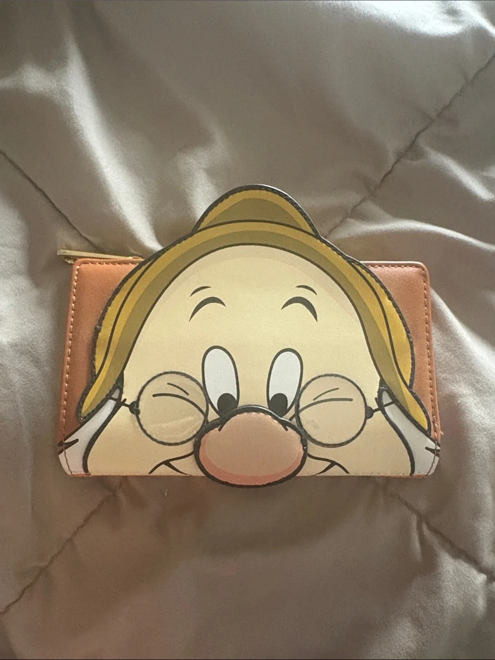 Snow White Dwarf Cartoon Zip-Around Wallet